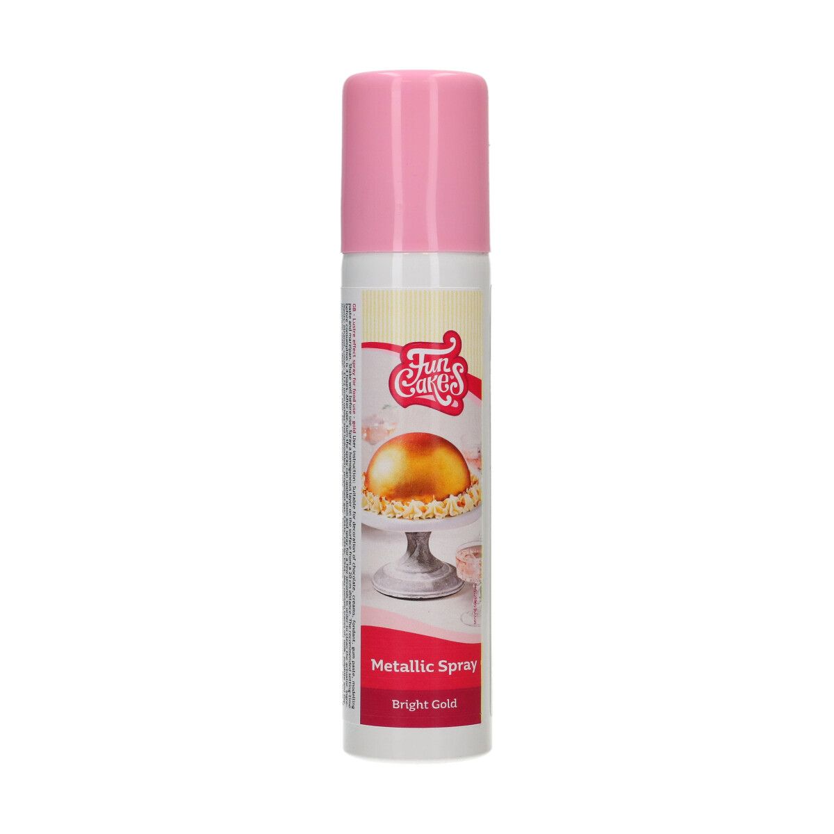 Spray métallique or brillant 100 ml FunCakes