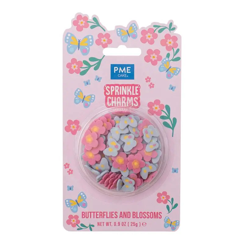 Sprinkles papillons et fleurs 25 g PME