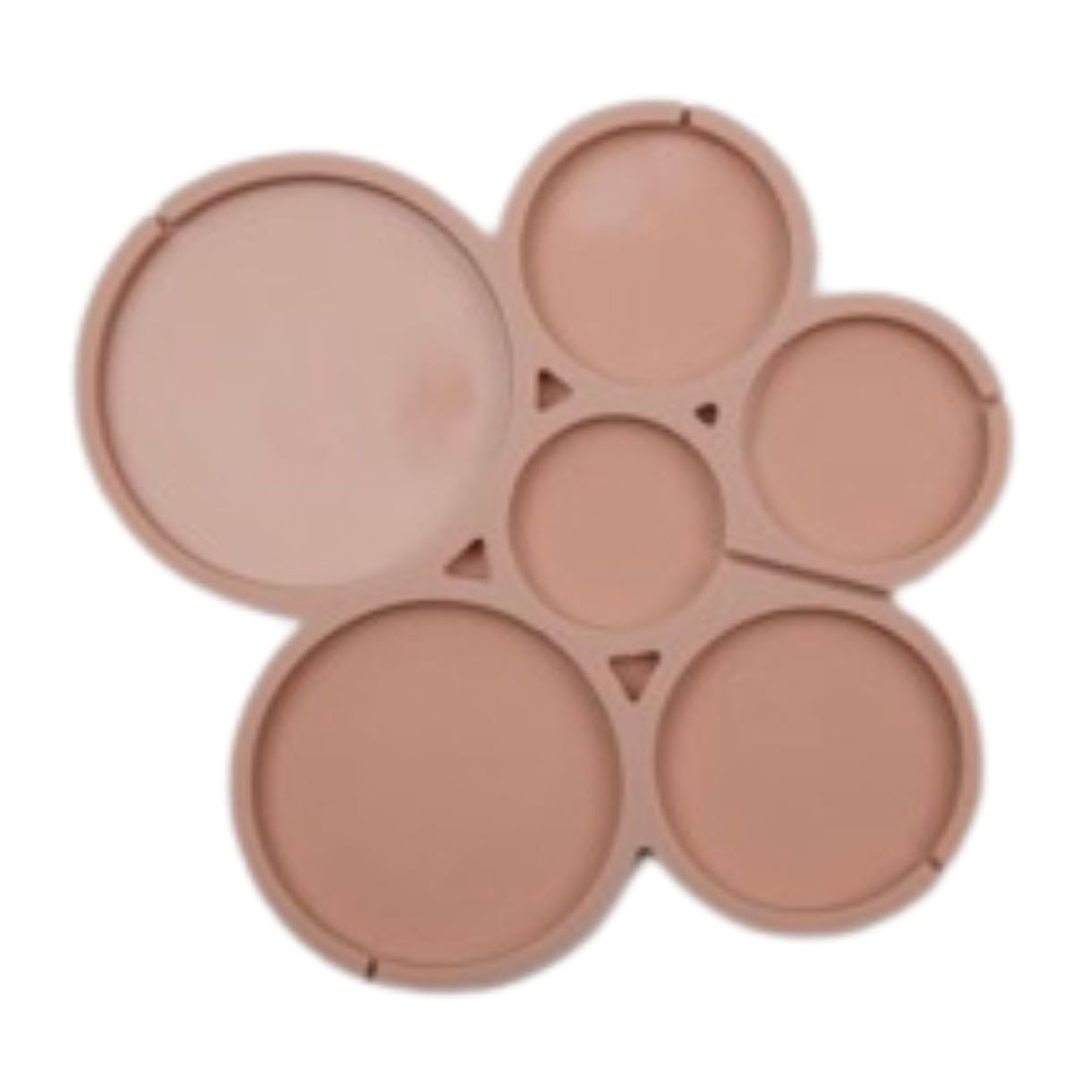 Moule à sucettes rond en silicone