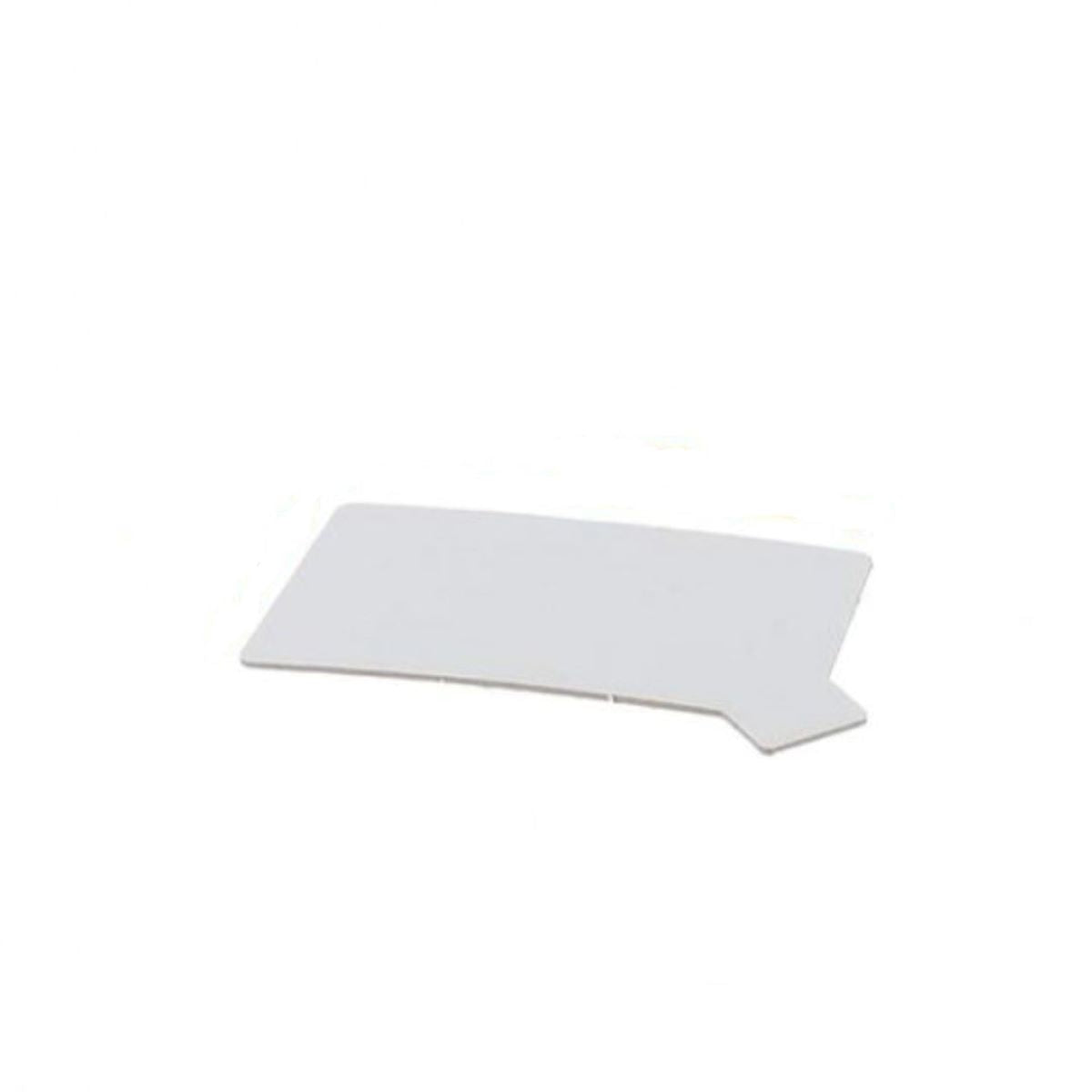 Languette semelle carton rectangle blanche x10