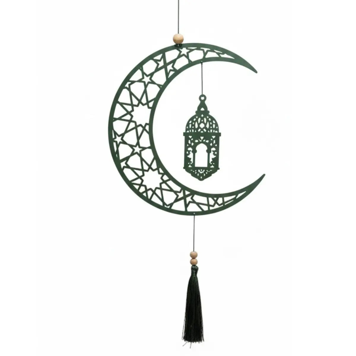 Suspension lune verte DIYAFA