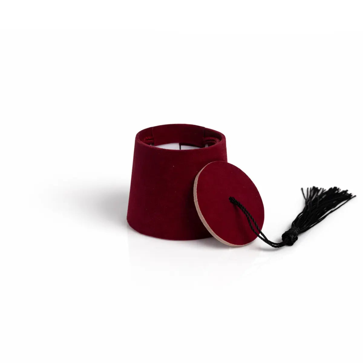 Bonbonnière tarbouche traditionnelle bordeaux lot de 10