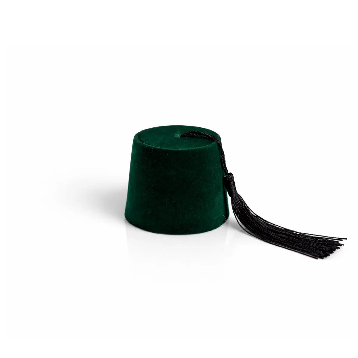 Bonbonnière tarbouche traditionnelle velours vert lot de 10