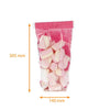Sachets à confiserie, Toile de jute Rose x10
