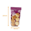 Sachets à confiserie, Toile de jute Violet x10