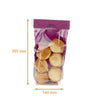 Sachets à confiserie, Toile de jute Violet x10
