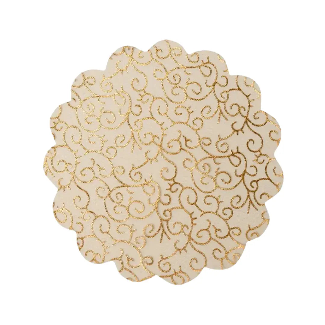 Tulles dorés « Arabesque » lot de 50