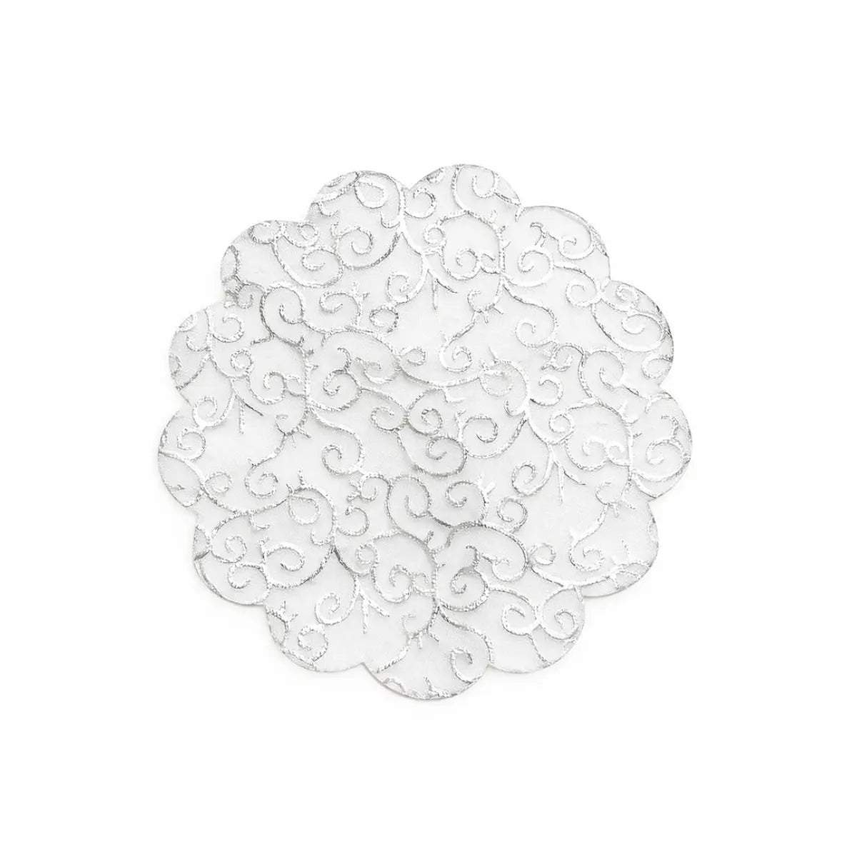 Tulles argent « Arabesque » lot de 50