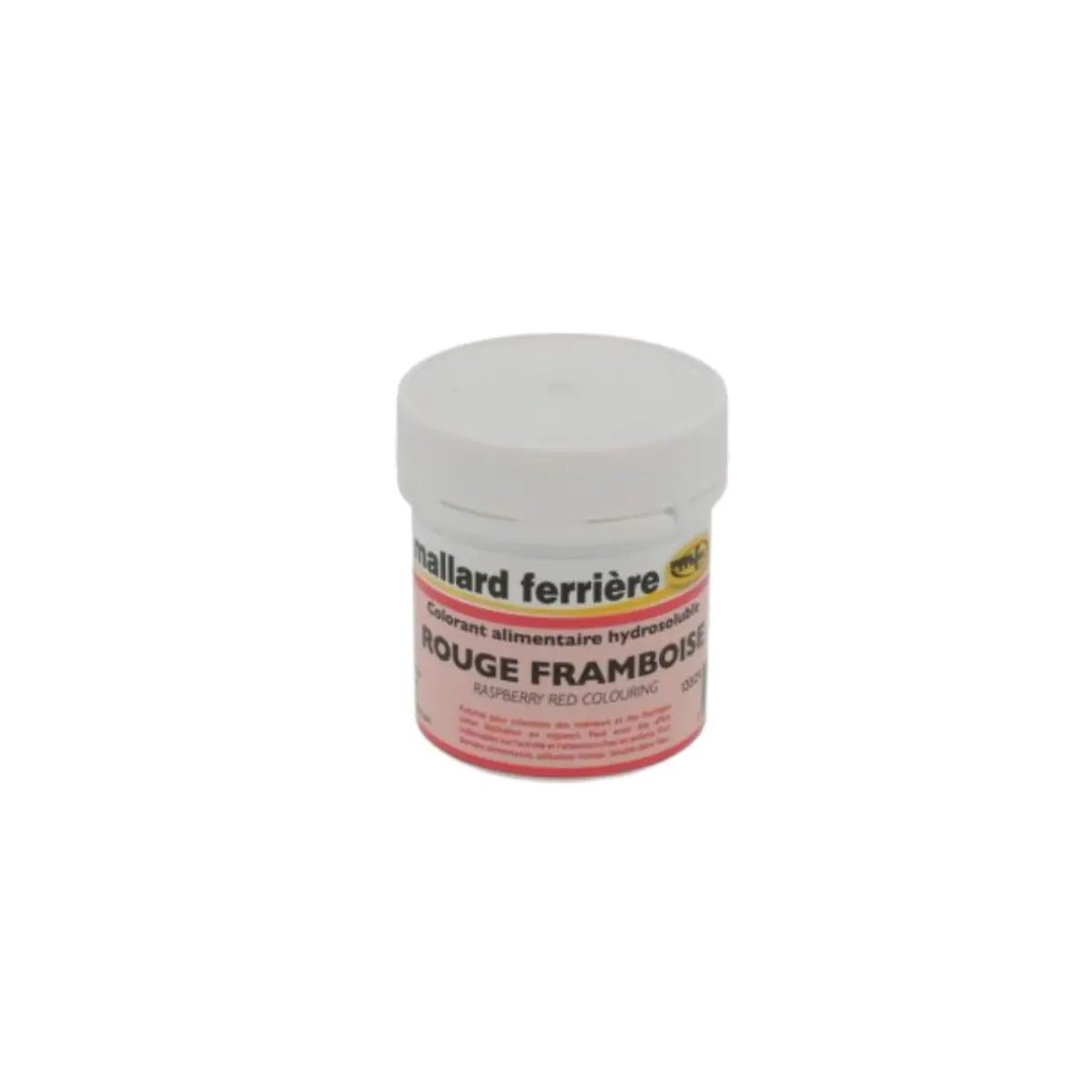 Colorant poudre rouge framboise 20 g Mallard Ferrière