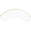 Wrap, contour à cupcake Blanc et or x6